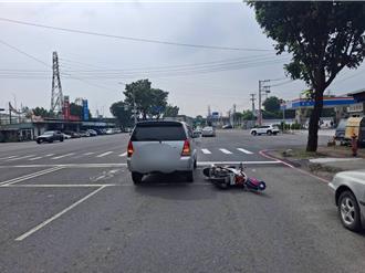 高雄楠梓機車、休旅車碰撞事故　警籲行經匝道口減速慢行