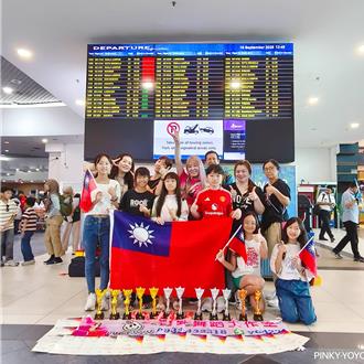 豐原舞蹈老師帶6童征戰國際賽 勇奪4金5銀2銅