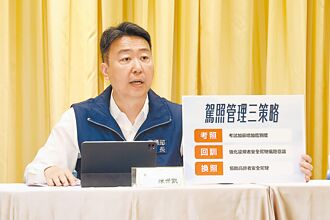 無照駕駛加重罰 累犯罰鍰無上限