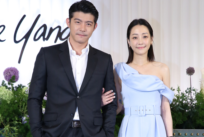 王柏傑（左）、謝欣穎4年情斷，遭爆在楊祐寧婚禮互潑飲料。（圖／陳俊吉攝）