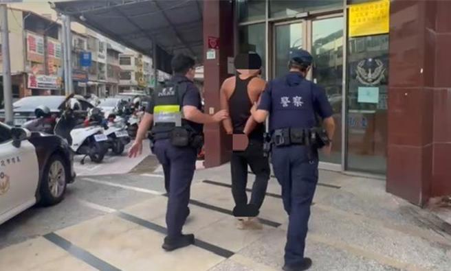 警方于案发2小时后将陈男逮捕。（翻摄照片／洪靖宜高雄传真）