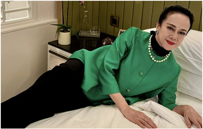 汤兰花单身43年。(图/FB@汤兰花)