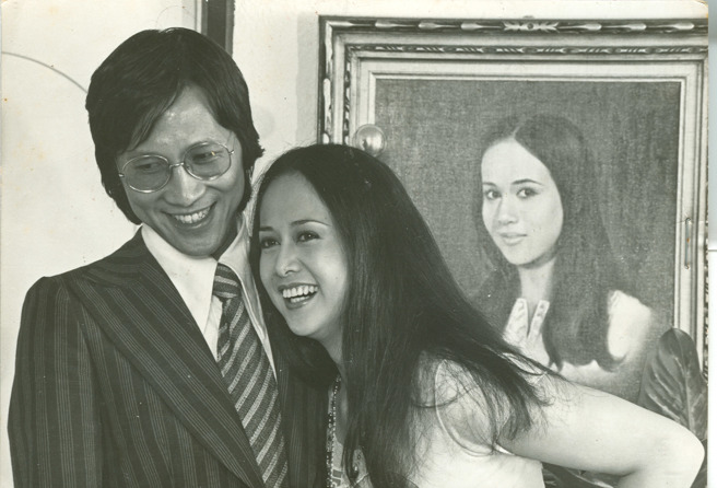 汤兰花和前夫应家东。(时报周刊檔案照片)