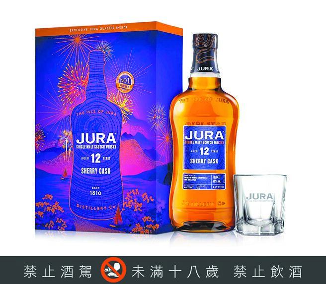 吉拉雪莉12年搭配「吉LUCKY威杯」，獲得本屆金威獎中、南部素人盲測場次TOP 3肯定。（JURA提供）