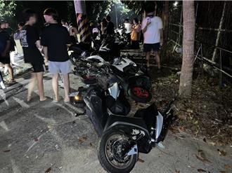 朝陽科大後山看夜景 遇失控機車衝撞6人受傷