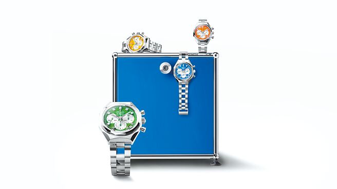 ZENITH与设计师家具USM联手推出DEFY计时腕表USM限量胶囊系列，附赠USM专属表柜，39万6700元。（ZENITH提供）
