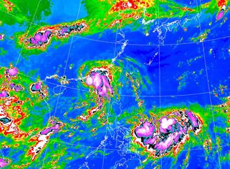 樺加沙增強「中颱以上」 2地大量降雨紫爆