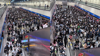 北捷4天內2度異常 板南線尖峰時段又延誤 上班族擠爆月台