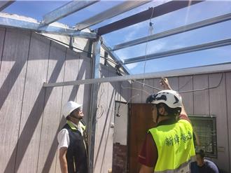 台南災區屋損修繕又遇樺加沙颱風 黃偉哲：高標防颱整備