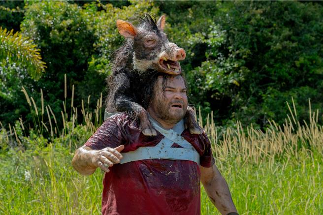 傑克布萊克主演《大蟒蛇》釋出預告。（索尼影業）