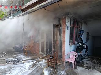 基隆民宅清晨失火 疏散27住戶消防全力撲滅