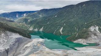 樺加沙颱風來襲 花蓮馬太鞍溪堰塞湖嚴防溢流風險