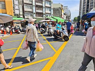 桃園忠貞臨時市場嚴防人車意外 時段性管制禁汽機車進入