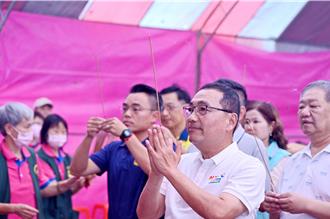 淡水河河祭路祭法會 侯友宜為民祈福