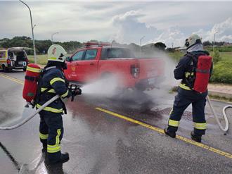 金门大桥模拟消防演练 提升紧急事故应变能力