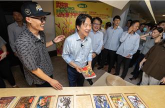 總統府武俠漫畫特展開幕 賴清德曝最喜歡金庸這本著作