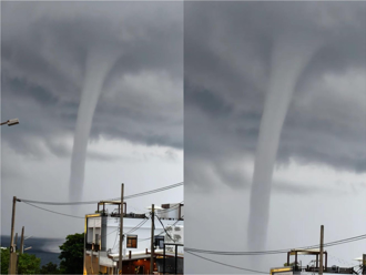 小琉球巨大水龍捲近距離現蹤 民眾驚呼：54年來首見