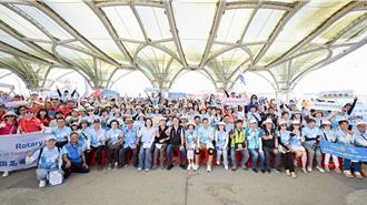 桃園》國際扶輪社千人淨灘  共清950公斤海洋垃圾