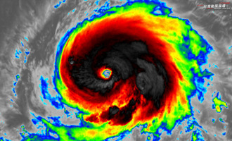 今年首個強烈颱風誕生！浣熊快樺加沙一步 超級小鋼炮恐怖雲圖曝
