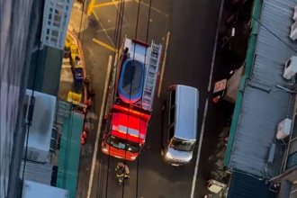 楊梅電桿設備故障47戶停電  民眾批爆炸後果不堪設想