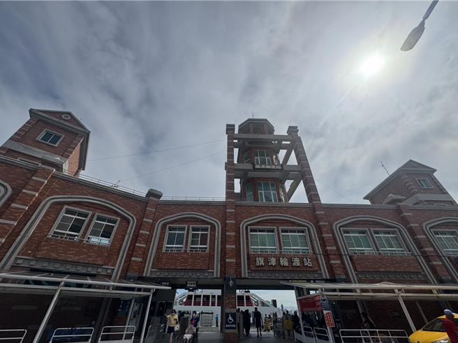 旗津輪渡站。（洪靖宜攝）