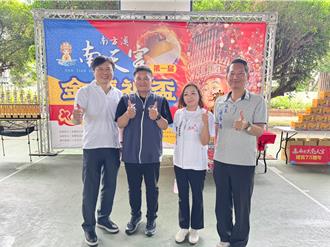 影》宜蘭南天宮金媽祖盃排球賽登場 政壇4人同場受矚