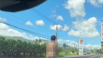 影》台東驚見「裸體遛鳥俠」！街頭趴趴走 民眾：真的嚇壞