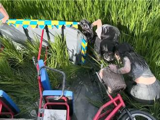 疑「樺加沙」強風襲伯朗大道　4遊客連人帶車翻落稻田