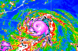 強颱樺加沙將達巔峰 陸上警戒區擴大