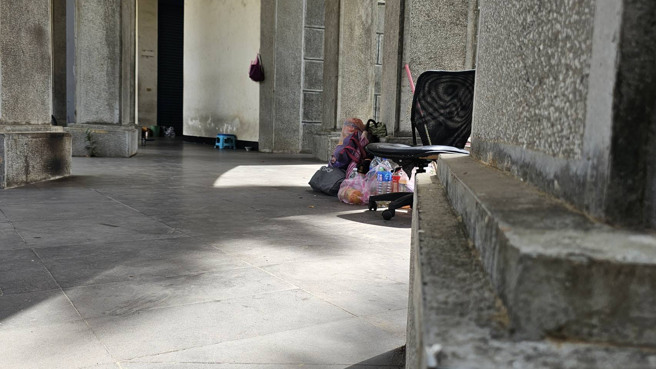 桃园朝阳公园街友纠纷酿命案 40岁男殴人致死落网羁押。（姜霏摄）