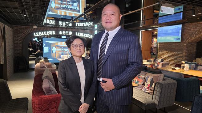 金色三麦董事长叶冠廷（右）与总经理叶淑芬（左）。（金色三麦提供）