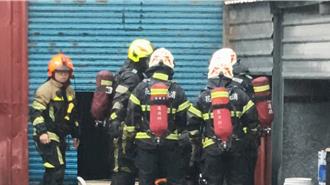 花蓮工廠烤漆室清晨大火   疑雷擊「轟」一聲後冒火光3人送醫