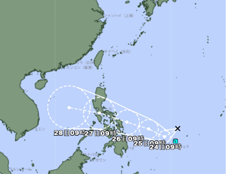 又有熱帶低壓 明生成「博羅依」颱風 路徑曝