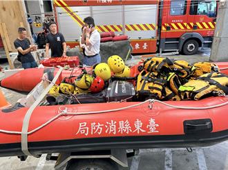 堰塞湖溢流  花蓮光復鄉成災區  台東緊急馳援