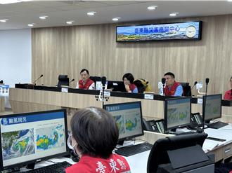 樺加沙颱風影響 台東2村、1部落停班停課