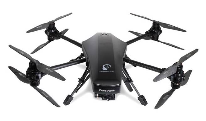 中光电去年拿下国防部无人机8成订单，昨攻上涨停板。（中光电提供）