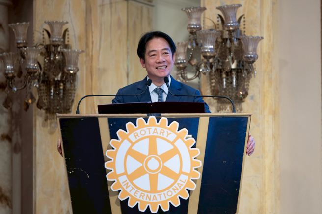 赖清德的「团结国家十讲」仅完成四讲，四讲皆在扶轮社、狮子会举行，引发蓝营质疑。（资料照片）