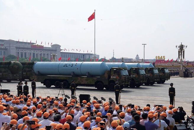 巨浪-3潛射洲際飛彈。（中新社）