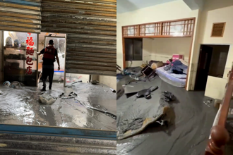 水又進來了！堰塞湖溢堤光復全毀  居民夜間二度目睹惡夢重演 