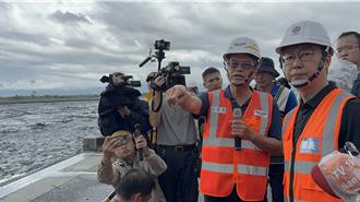 馬太鞍溪橋斷！交通部長抵達勘災 承諾「臨時便道」10／15前通車