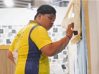 國三找到興趣 19歲漆作裝潢國手備戰為國爭光