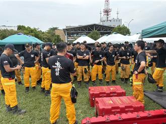 與花蓮同在！台中市動員搜救人員馳援救災