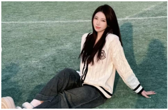 楓葉姐姐「0濾鏡私服」學院風清新造型 鄰家女孩感爆棚