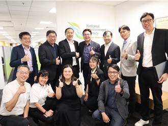 劉和然拜會新加坡國家環境局 借鏡殯葬政策規畫