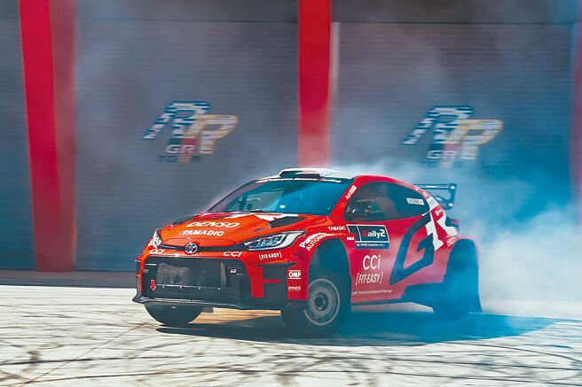 WRC冠軍車GR YARIS Rally2。（和泰汽車提供）