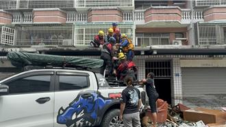 蝙蝠聯隊集結20輛越野車 車友化身救災隊馳援花蓮災區