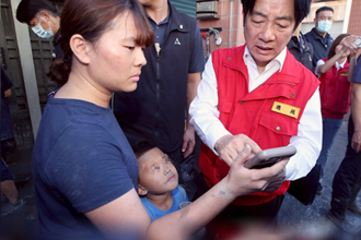 花蓮馬太鞍溪堤防 賴清德要求1個月內修復