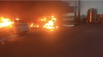 快讯》疑用甲苯洗地板惹祸  台南铁工厂陷入火海