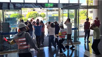 新北汐止防災升級！模擬6.5強震情境　演練避難疏散