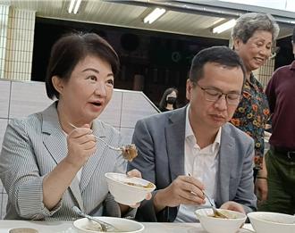 黨魁之爭開打！與羅智強吃播喊4個字 盧秀燕曝愛蹭他們聲量